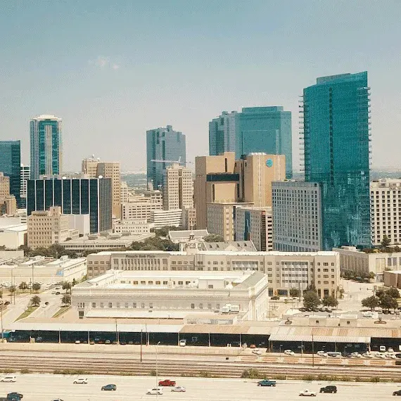 The Fort Worth skyline