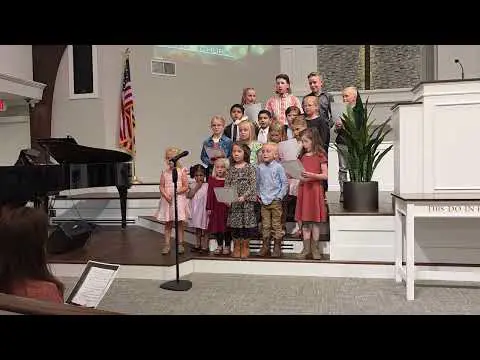 Video: Adorable children's choir sing, Trust and Obey for the Lord and their Fairpark Baptist Church Family